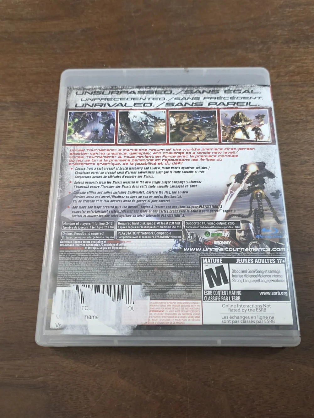 Sony PS3 Unreal Tournament III 3 Game - Picture 4 of 4